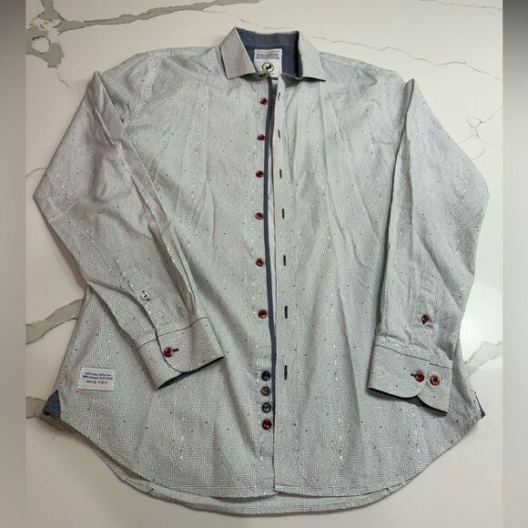 A Fish Named Fred button up shirt - Picture 1 of 8